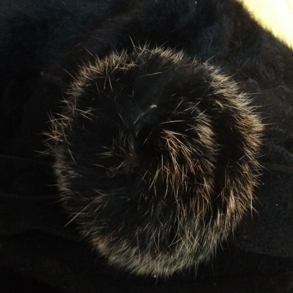 Angola Wool Winter Hats - Felt Wool Cap Beret Bucket Hats with Bill - Cabbie - Picture 7 of 7